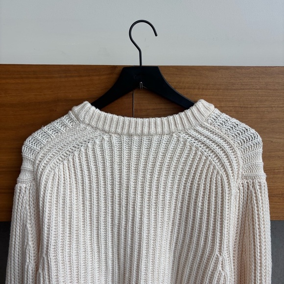 J.Crew Heritage cotton fisherman crewneck sweater, Size M - Picture 13 of 16
